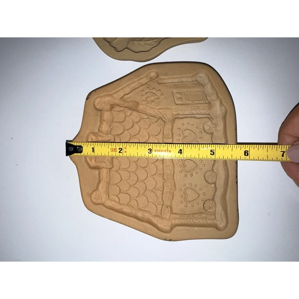 Brown Bag Cookie Art Molds Basket  and House UNUSED Wall Hanging 1992 & 1985 VTG